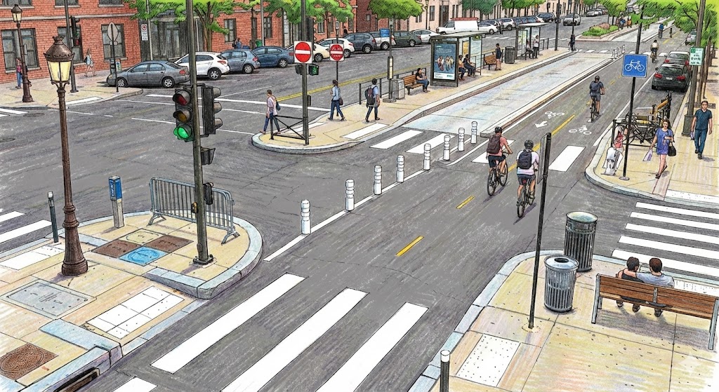 Illustration d'un signalement dans l'espace public